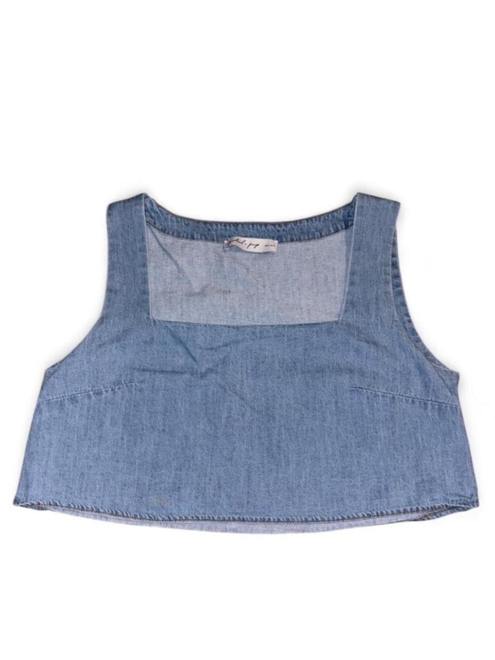 Petal + Pup Denim Crop Tank Top